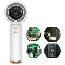 新款100檔高速手持風扇線路板 usb充電渦輪桌面小風扇電路板PCBA