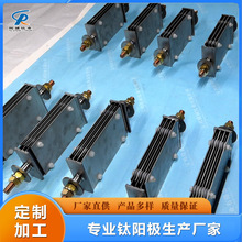 供應電解食鹽水制取次氯酸鈉發生器用鈦陽極 釕銥鈦電極加工定制