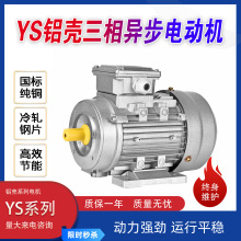 熱銷YS鋁殼0.25/2.2KW純銅線 三相異步電動機 低噪音380V交流電機