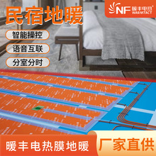 暖豐電熱分時分室供暖民宿地暖 家用智能室內全屋采暖石墨烯地暖
