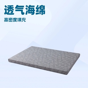 2025新款家用針織透氣高密度不塌陷海綿床墊學生宿舍帶拉鏈可拆洗