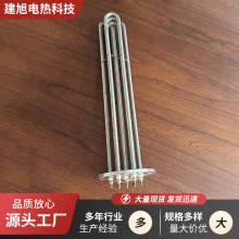 法蘭電加熱管 導熱油加熱棒法蘭溫控加熱管電熱管 鍋爐電熱管供應