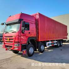供應朝鮮重汽HOWO 9米6廂式貨車 跨境出自卸車 隨車吊 牽引車