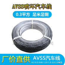 AVSS汽車線0.3平方電子線噴環斑點線 汽車內部連接線改裝線