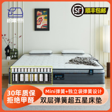 雙層獨立袋mini迷你彈簧家用乳膠記憶棉五星級酒店民宿床墊席夢思