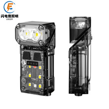 跨境戶外新款多功能頭戴式強光頭燈照明室外手握式強光手電筒超亮