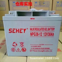 SEHEY西力12V38AH蓄電池閥12v100ah鉛酸免維護電池直流屏UPS電池