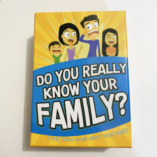 DO YOU REALLY KNOW YOUR FAMILY  ˽Α card game