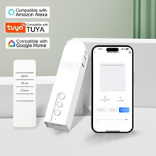 塗鴉智能家居卷簾電機alexa語音WiFi電動窗簾智能拉珠電機