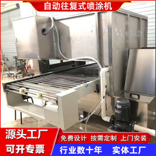 平面自動往復式噴塗機噴漆線木制品全自動設備輸送線上自動噴漆機