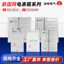 新國網江蘇款非金屬SMC計量電表箱掛壁式PC+ABS塑料單相1表電表箱