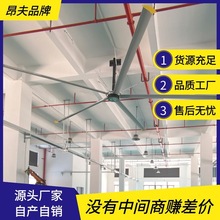 廠家永磁工業吊扇7.3米倉儲靜音自然風降溫散熱大功率 工業大風扇