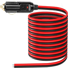 12-24V 車充電源線大功率點煙器延長線