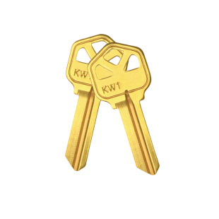 KW1 KWILKSET BRASS FINISH KEY BLANKS 耳 ~ɫ