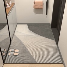 入戶門地墊家用輕奢高級感防滑地毯室內門口耐臟可裁剪玄關腳墊