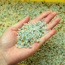 緬甸a貨翡翠小散珠3MM 三彩油青玉石迷你圓珠diy配飾隔珠手鏈項鏈