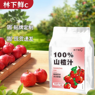 現貨批發純果汁無添加蔗糖純果蔬汁便攜開胃植物飲料100%山楂汁