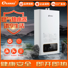 家用燃氣熱水器 天然氣13L /16L強排式恆溫智能零冷水熱水器