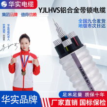 華實國標 YJLHVS 稀土鋁合金絕緣帶聯鎖鎧裝電力電纜合金護套電纜