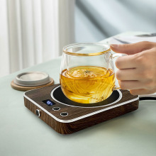 2024新款創意禮品加熱杯墊 多擋調溫加熱恆溫杯墊辦公家用電器