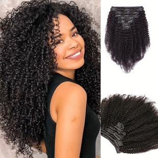 ˰lٰlƬӰlAfro Kinky curly clip in hair  extensions