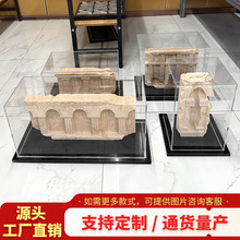 北歐詫寂羅馬建築雕塑擺件樣板間售樓處書房客廳玄關桌面擺設裝飾