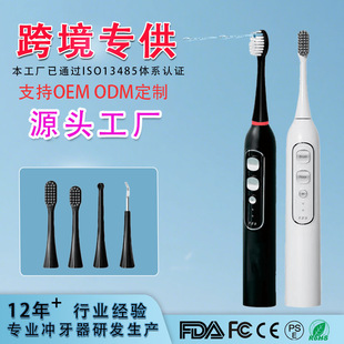 跨境三合一沖牙器聲波牙刷超聲波磁懸浮多功能電動牙刷源頭廠家