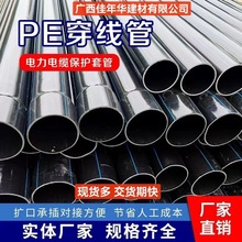 pe穿線管110承插式路燈電力通信管埋地電纜保護管160塑料預埋線管