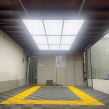 可定 制汽車美容九宮格工位燈洗車房貼膜4s店汽修廠專用led面板燈