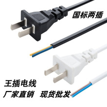 國標兩插8字尾 國標二芯插頭線 國標三芯插頭電源線