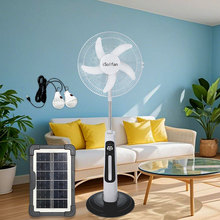 18 inch Rechargeable Solar Fan露營家用充電太陽能風扇電風扇