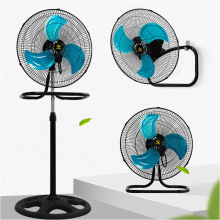 18寸落地扇南美非洲220V110V搖頭風扇靜音80W立式3合1外貿電風扇