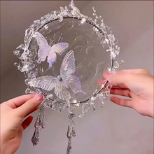 小紅書同款DIY水流夢幻蝴蝶燈材料包高顏值小夜燈送閨蜜