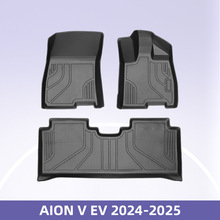 適用於AION V EV 2024-2025右舵3D全天候材質TPE汽車腳墊后備箱墊