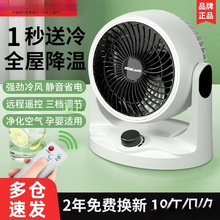 德國空氣循環扇家用電風扇冷台式靜音學生宿舍辦公室桌面小型電扇