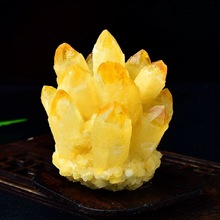 批發紫黃綠白水晶簇擺件消磁觀賞礦石標本家居客廳辦公室裝飾