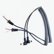 2芯3芯0.3平方0.5平方PU亮面5521彎頭彈簧線螺旋線充電彈弓電線
