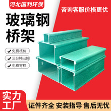 玻璃鋼大跨距橋架絕緣防潮走線槽盒化工污水處理廠玻璃鋼電纜橋架