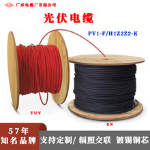 光伏電纜輻照交聯雙層絕緣鍍錫銅導體太陽能發電站專用電纜可定制