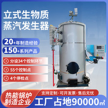 加工定制立式燃生物質顆粒蒸汽發生器熱水鍋爐商用工業蒸汽發生器