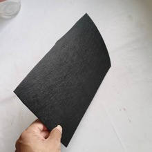 特硬毛氈布不織布無紡布熱壓成型箱包檔板支撐黑色滌綸加硬毛氈