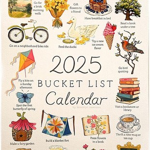 羳Ʒ2025՚vPREORDER 2025 Bucket List Calendar