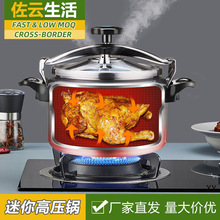 迷你款壓力鍋1人量戶外便攜煲飯鍋燃氣電磁通用不粘高壓鍋料理鍋