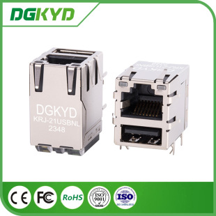 KRJ-21USBNL RJ45BUSB2.0 ɰ׾Wjӿ SֱN