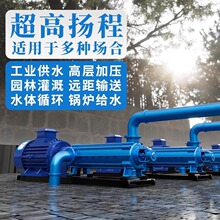 D型多級離心泵高揚程抽水DG型卧式增壓泵鍋爐給水高溫循環多級泵