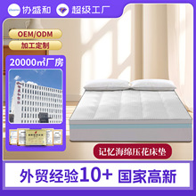 記憶海綿壓花床墊加厚高密度海綿床墊軟墊廠家直銷外貿