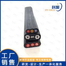 TFFB電梯隨隨行TVVB電纜TVGBG橡膠礦用起重機高壓扁電纜帶鋼絲