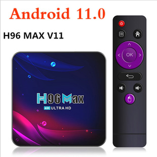 H96 MAX V11C픺 ׿11.0 RK3318 4G/64G 5GWiFi 4k {