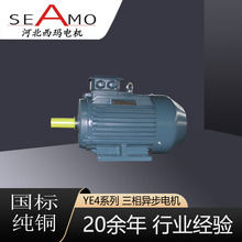 河北西瑪定制生產YE4-4極2.2-400KW超高效三相異步電動機