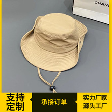 戶外旅行帽釣魚登山帽遮陽帽男女士防曬帽子釣魚帽可LOGO刺綉